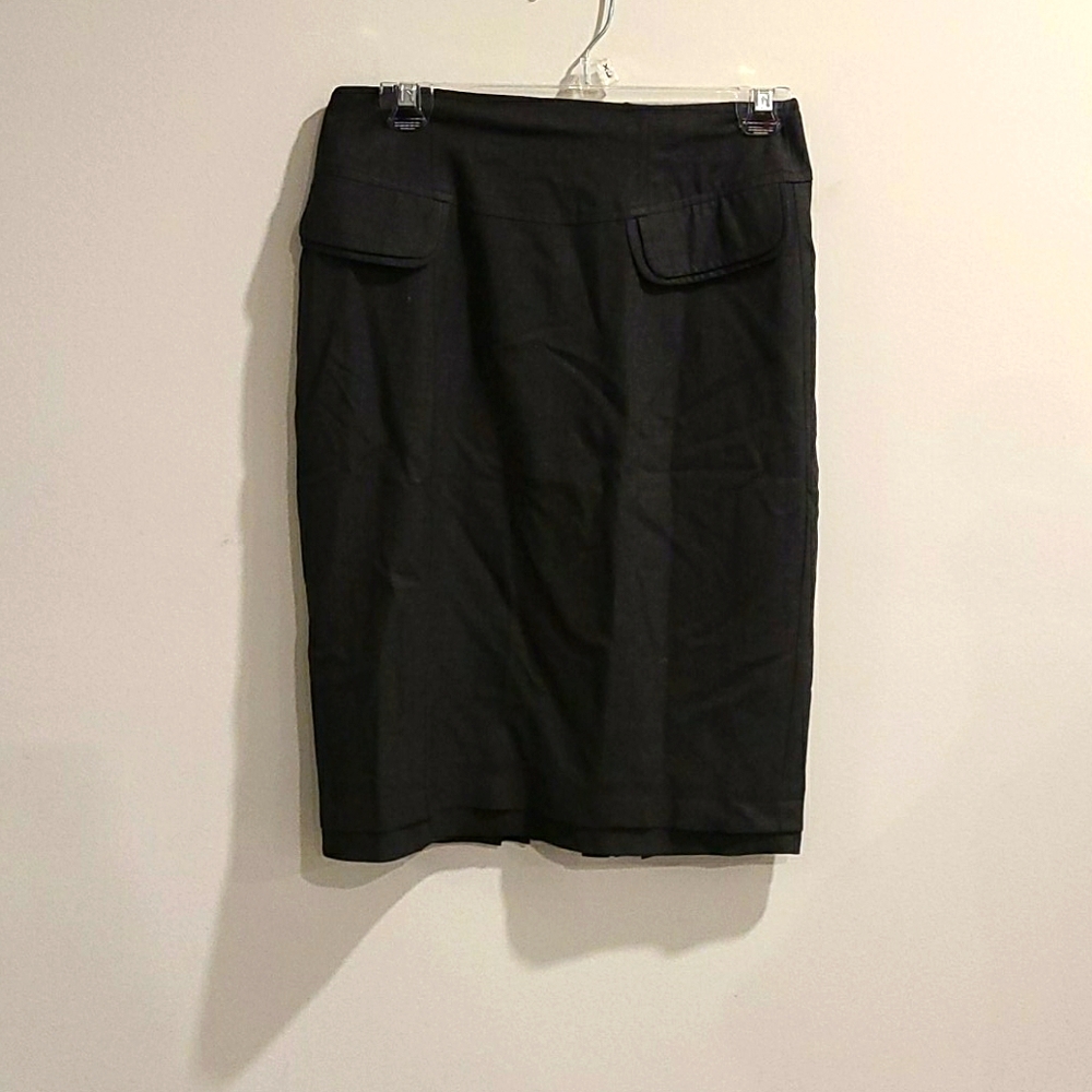 Nanette Lepore wool blend Heathered grey skirt
